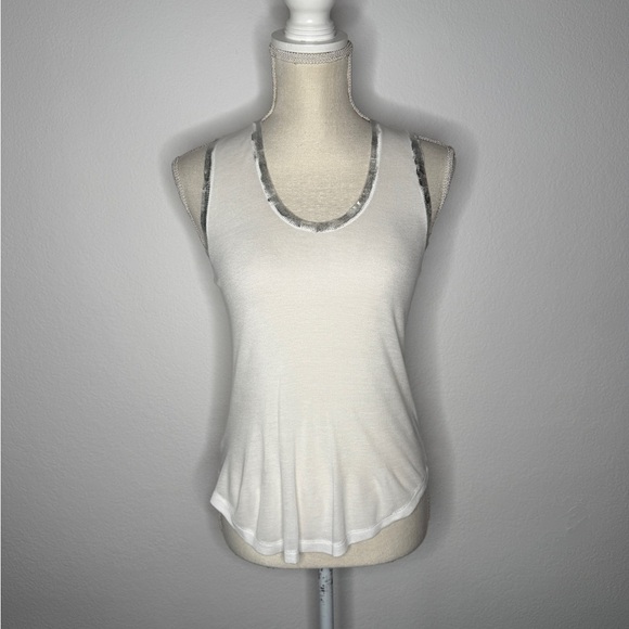 Zadig & Voltaire Tam Foil Tank - Picture 1 of 6